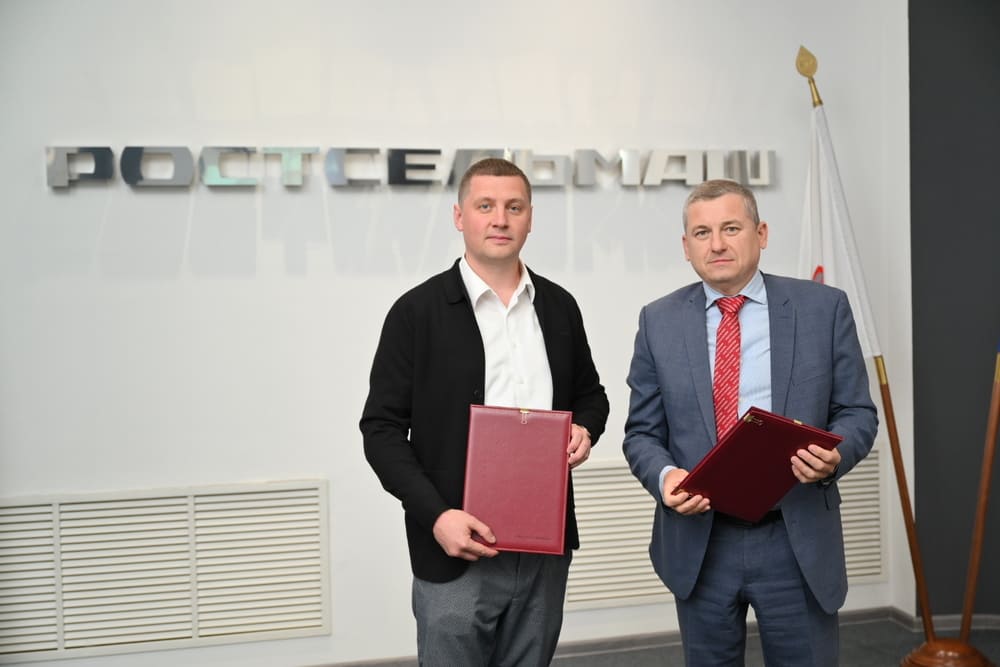 Ведущий производитель сельскохозяйственной техники компания Ростсельмаш и Балтийский государственный технический университет им. Д.Ф. Устинова подписали соглашение о сотрудничестве 1.jpg